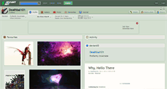 Desktop Screenshot of deathbal101.deviantart.com