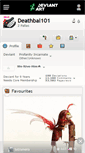 Mobile Screenshot of deathbal101.deviantart.com