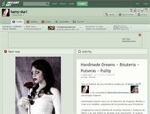 Tablet Screenshot of kamy-ska.deviantart.com