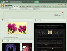 Tablet Screenshot of karma4ya.deviantart.com