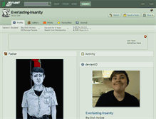 Tablet Screenshot of everlasting-insanity.deviantart.com