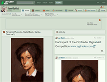 Tablet Screenshot of jan-batist.deviantart.com