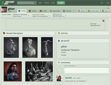 Tablet Screenshot of gtiber.deviantart.com