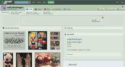 Desktop Screenshot of craftylittlefingers.deviantart.com
