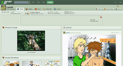 Desktop Screenshot of lunchi.deviantart.com