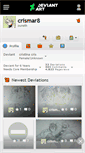 Mobile Screenshot of crismar8.deviantart.com