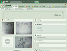 Tablet Screenshot of crismar8.deviantart.com