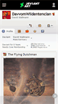 Mobile Screenshot of davvomwildentenclan.deviantart.com
