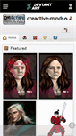 Mobile Screenshot of creactive-minds.deviantart.com