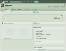 Tablet Screenshot of derkelshof.deviantart.com