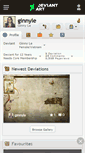 Mobile Screenshot of ginnyle.deviantart.com