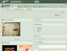 Tablet Screenshot of ginnyle.deviantart.com