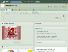 Tablet Screenshot of gaaranarutoclub.deviantart.com