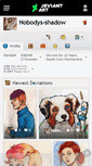 Mobile Screenshot of nobodys-shadow.deviantart.com