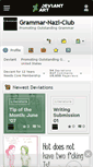 Mobile Screenshot of grammar-nazi-club.deviantart.com
