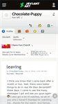 Mobile Screenshot of chocolate-puppy.deviantart.com