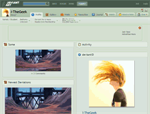 Tablet Screenshot of i-thegeek.deviantart.com