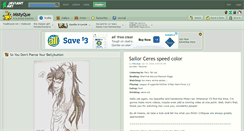 Desktop Screenshot of mistyque.deviantart.com