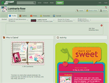 Tablet Screenshot of luminaria-rose.deviantart.com