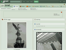 Tablet Screenshot of okergdl.deviantart.com