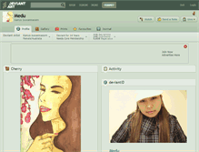 Tablet Screenshot of medu.deviantart.com