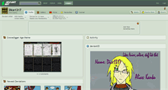 Desktop Screenshot of dice1317.deviantart.com