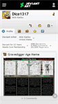 Mobile Screenshot of dice1317.deviantart.com