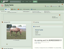 Tablet Screenshot of nicole-tackle.deviantart.com