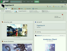 Tablet Screenshot of engelchen19.deviantart.com