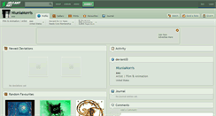 Desktop Screenshot of niuniamorris.deviantart.com