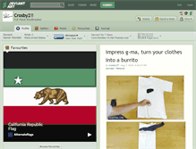 Tablet Screenshot of crosby2.deviantart.com