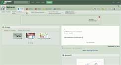 Desktop Screenshot of netrorev.deviantart.com