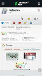 Mobile Screenshot of netrorev.deviantart.com