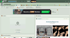 Desktop Screenshot of lovemacabre.deviantart.com