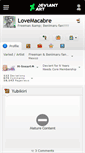 Mobile Screenshot of lovemacabre.deviantart.com