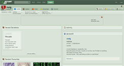 Desktop Screenshot of melg.deviantart.com