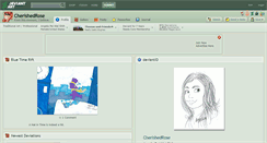 Desktop Screenshot of cherishedrose.deviantart.com