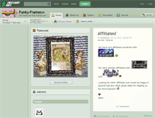 Tablet Screenshot of funky-frames.deviantart.com