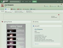 Tablet Screenshot of n2o-simpsons.deviantart.com