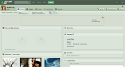 Desktop Screenshot of man1ac.deviantart.com