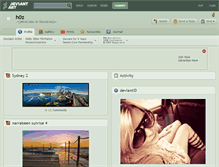 Tablet Screenshot of h0z.deviantart.com