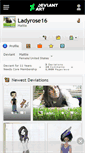 Mobile Screenshot of ladyrose16.deviantart.com