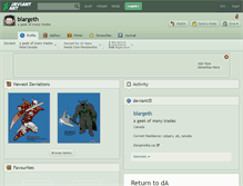 Tablet Screenshot of blargeth.deviantart.com
