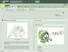 Tablet Screenshot of oegiap.deviantart.com