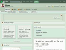 Tablet Screenshot of chiisang.deviantart.com