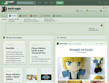 Tablet Screenshot of darth-eagle.deviantart.com