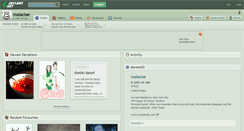 Desktop Screenshot of malaciae.deviantart.com