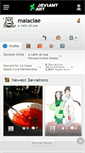 Mobile Screenshot of malaciae.deviantart.com