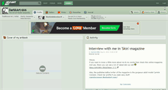 Desktop Screenshot of darkkart-666.deviantart.com