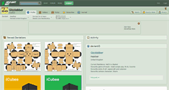 Desktop Screenshot of gizzlobber.deviantart.com